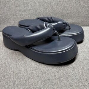 Chunky Y2K Style Platform Thong Sandals Padded Flip Flop Unbranded 9.5